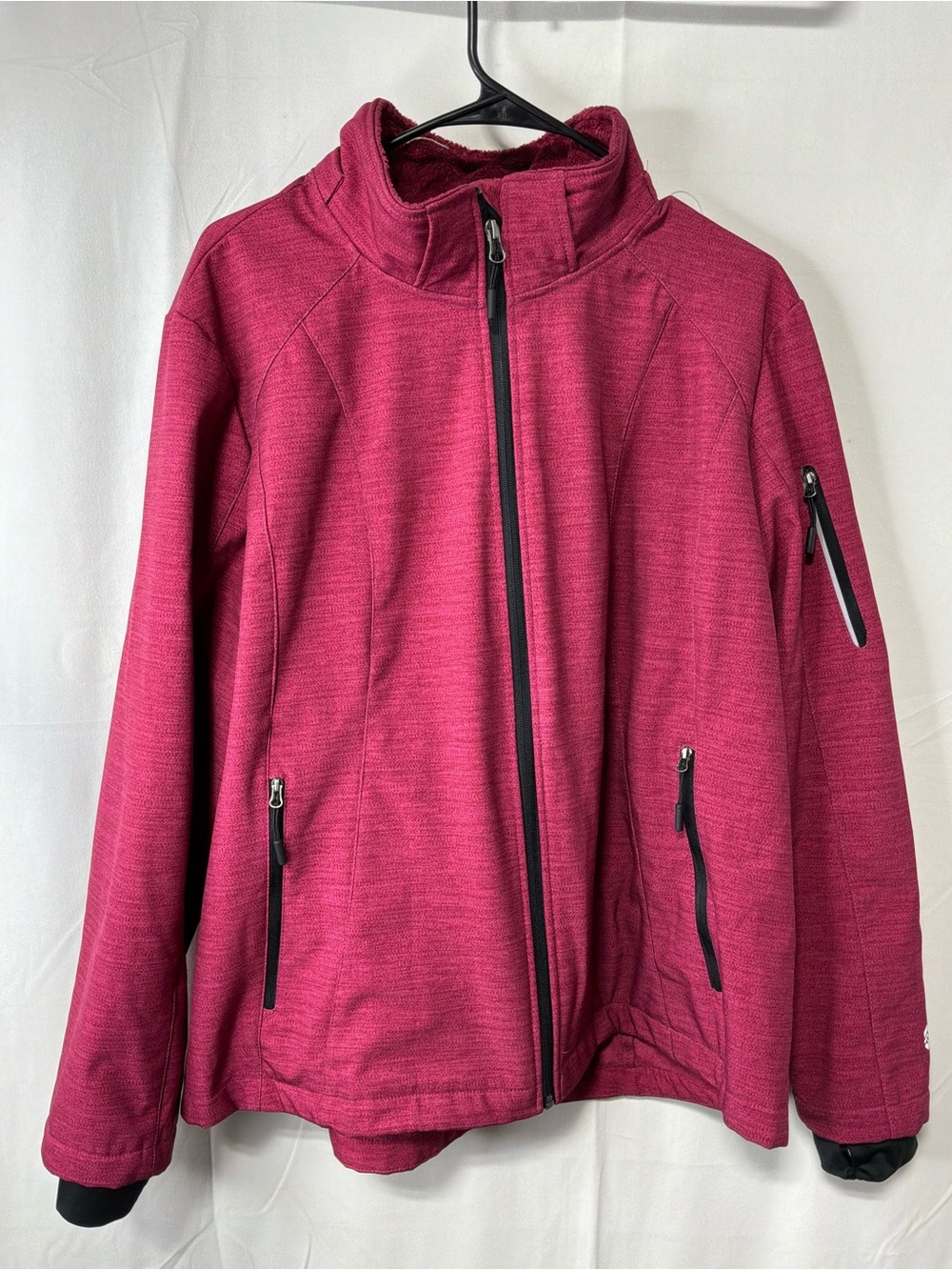 Free Country Girls' Heathered Raspberry Softshell Jacket